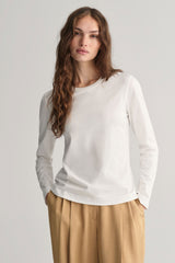 Berydale Women's Long-Sleeve Tee: Elegance in 100% BCI Combed Cotton