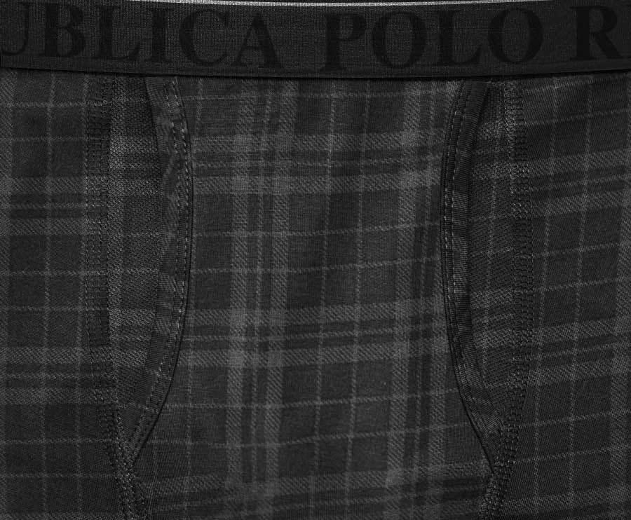 PlaidFlex Men's Boxer Briefs by Polo Republica
