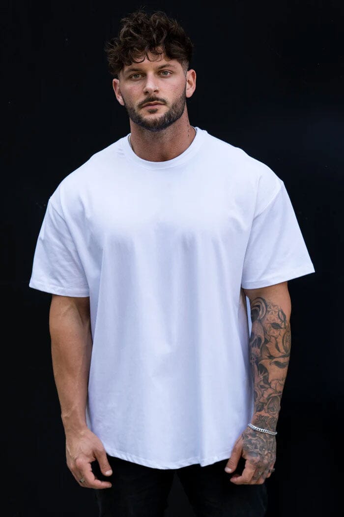 Polo Republica Men's Oversized Loose Fit Crew Neck Tee Shirt Men's Tee Shirt Polo Republica 