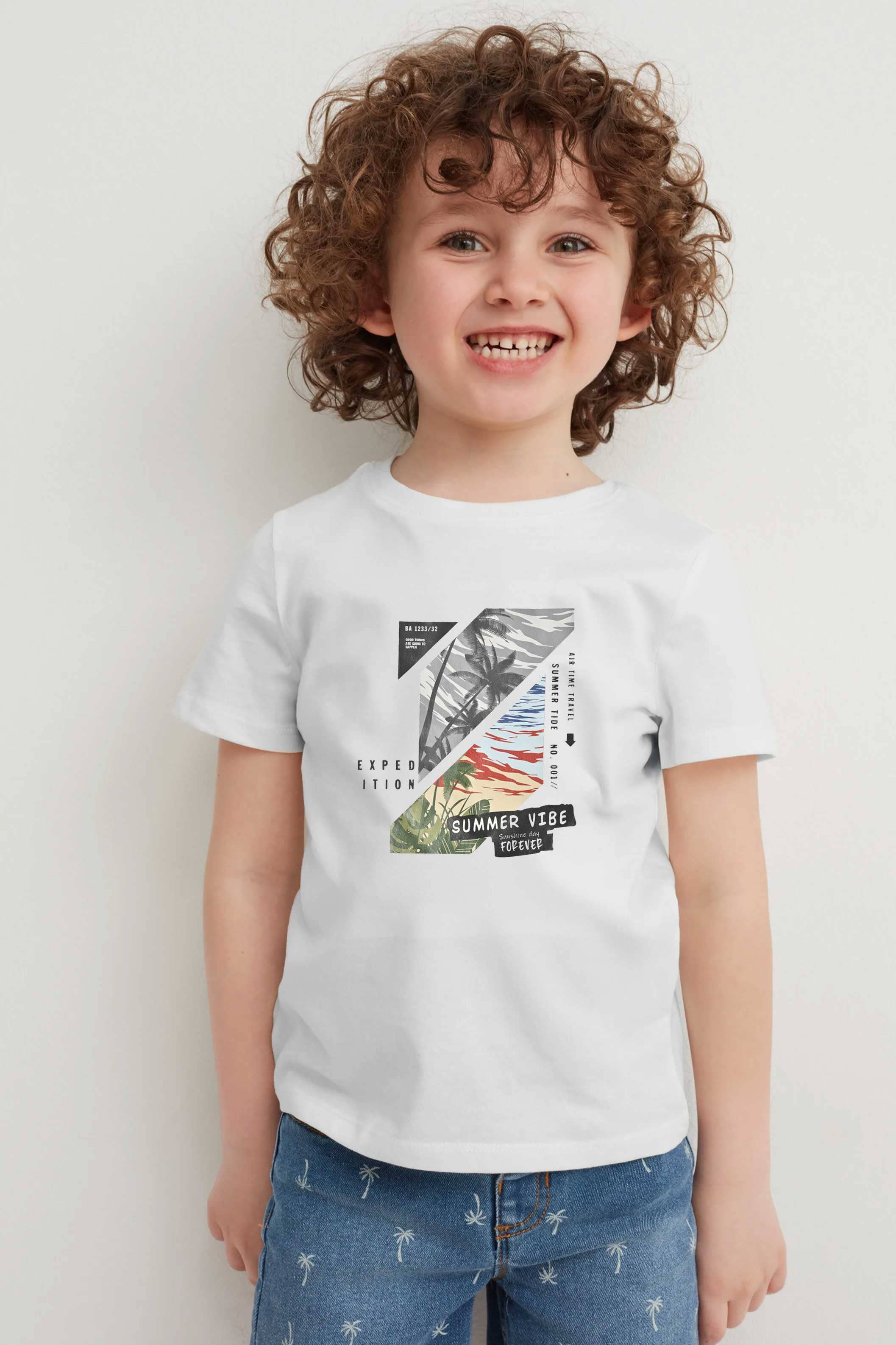 Polo Republica Boy's Summer Vibe Printed Tee Shirt Boy's Tee Shirt Polo Republica 