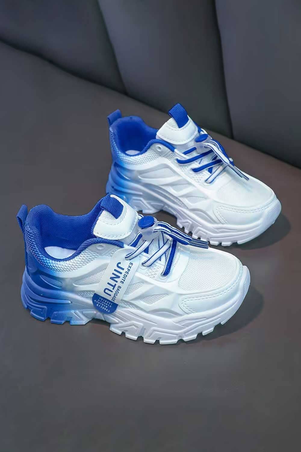 White & Blue