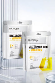 Bioaqua Hyaluronic Acid + Vitamin C Facial Mask - 25ml