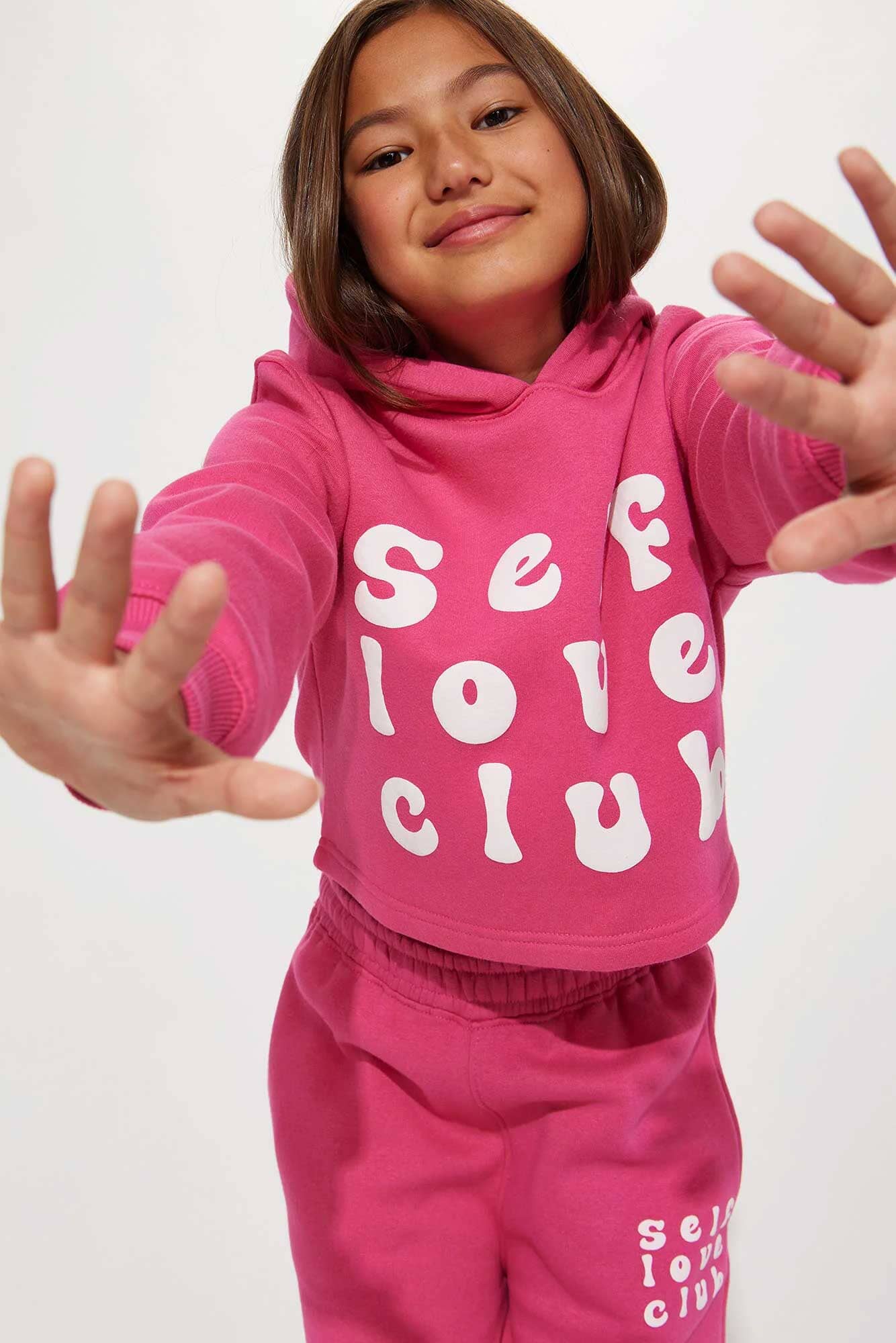 NK Girl's Self Love Club Pullover Hoodie