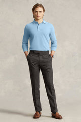 Polo Republica Men's Long Sleeve Pique Polo Shirt