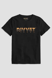 Rivvet Women's Embellish Style Logo Printed Short Sleeve Tee Shirt