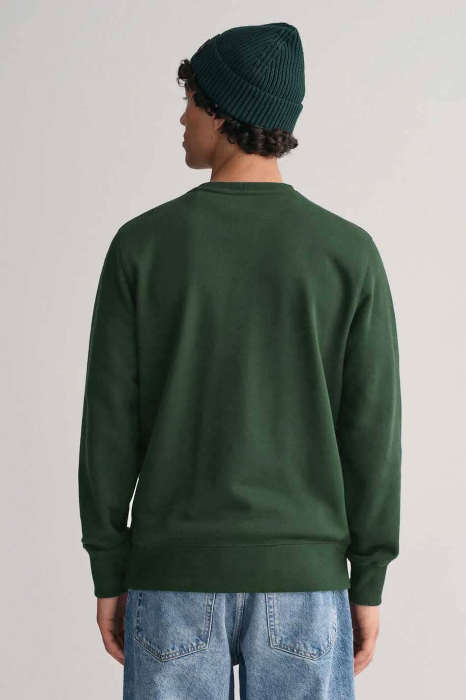 Polo Republica Men's Mountain Moon Embroidered Fleece Sweat Shirt Men's Sweat Shirt Polo Republica 
