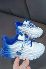 White & Blue