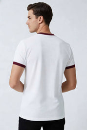 White & Maroon