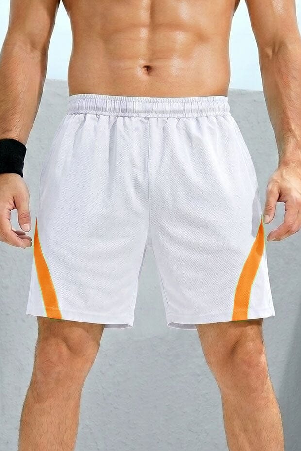 White & Orange