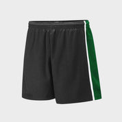 Falcon Men's Contrast panel Minor Fault Shorts Minor Fault HAS Apparel Black & Bottle Green XS 