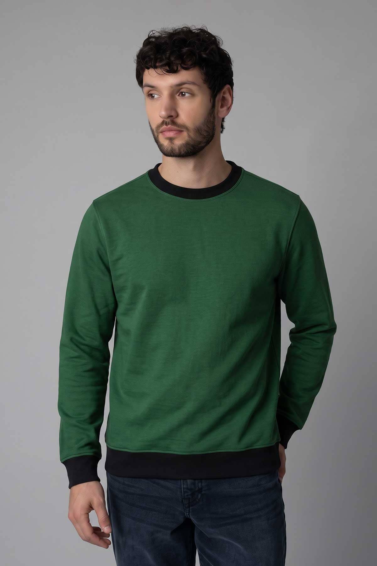 Bottle Green & Black