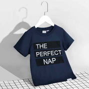 ZR Kid's The Perfect Nap Printed Minor Fault Tee Shirt Boy's Tee Shirt SRK 