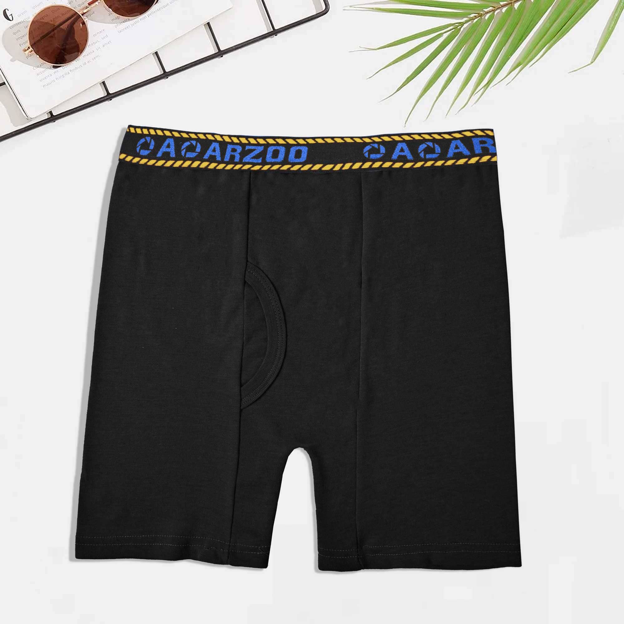 Arzoo Men's Batroun Boxer Underwear Men's Underwear SRL Black & Yellow S 