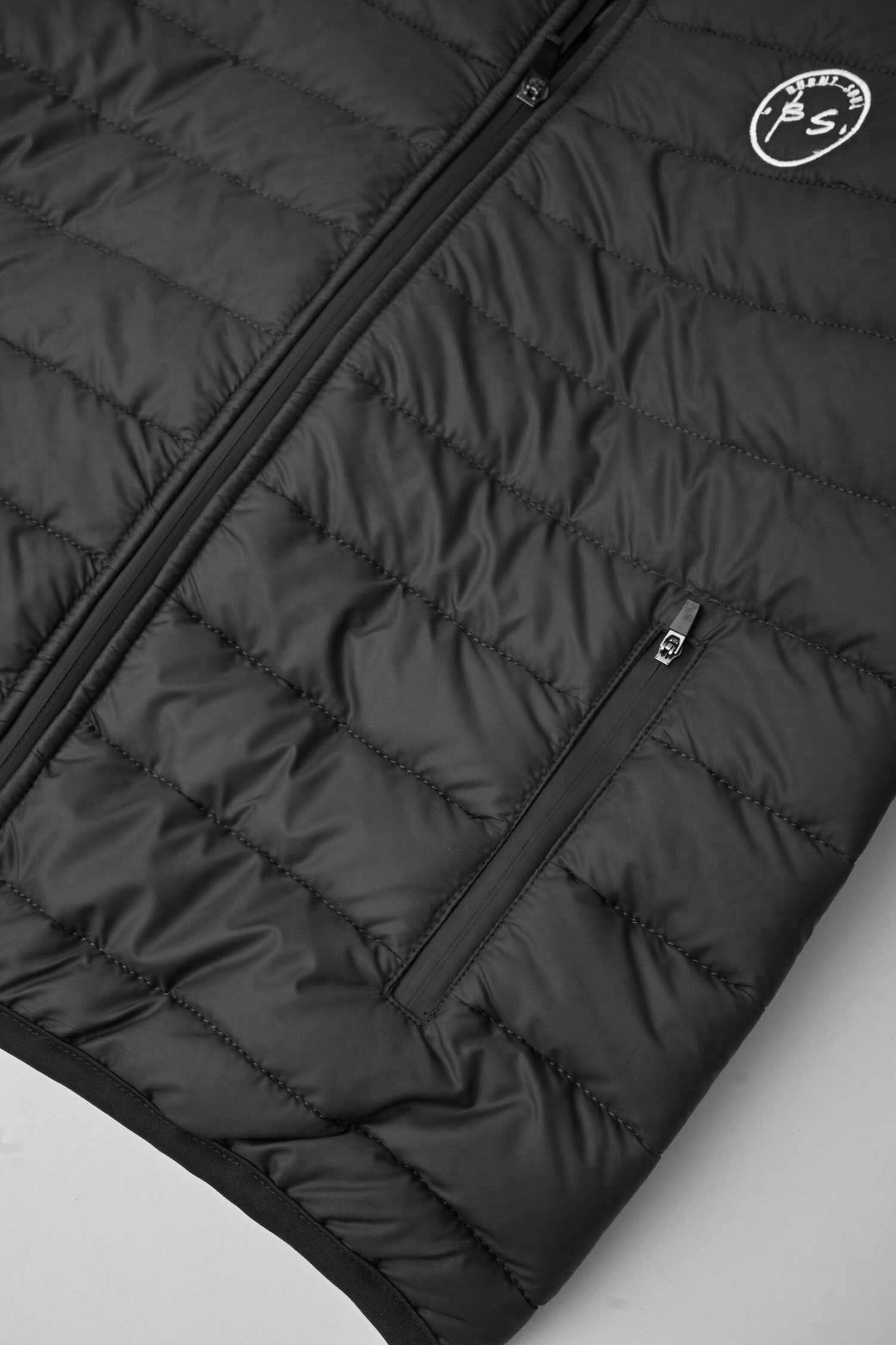 Burnt Soul Men's Logo Embroidered Minor Fault Puffer Jacket Men's Jacket IBT 