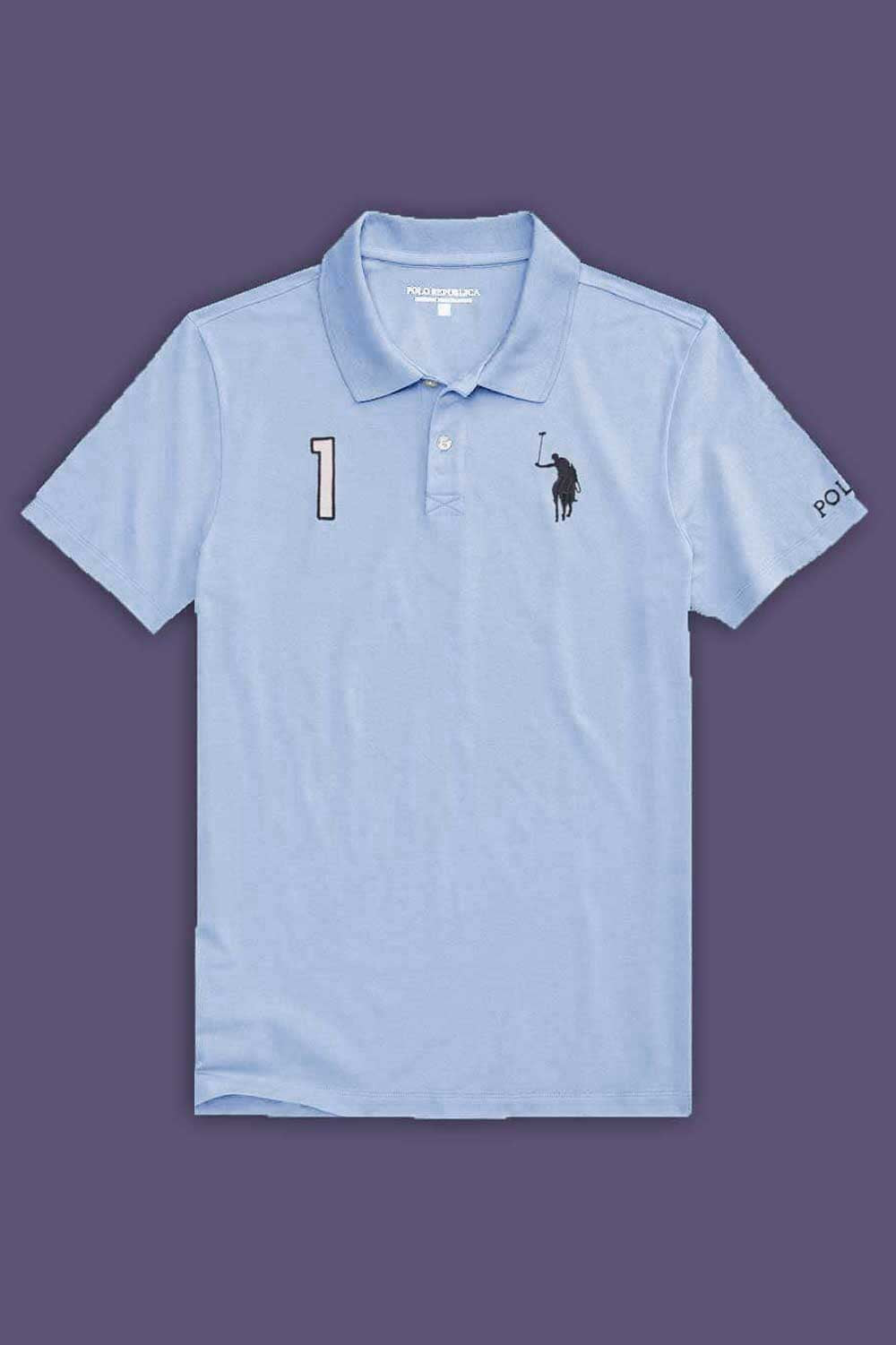 Polo Republica Men's Signature Pony & 1 Embroidered Short Sleeve Polo Shirt