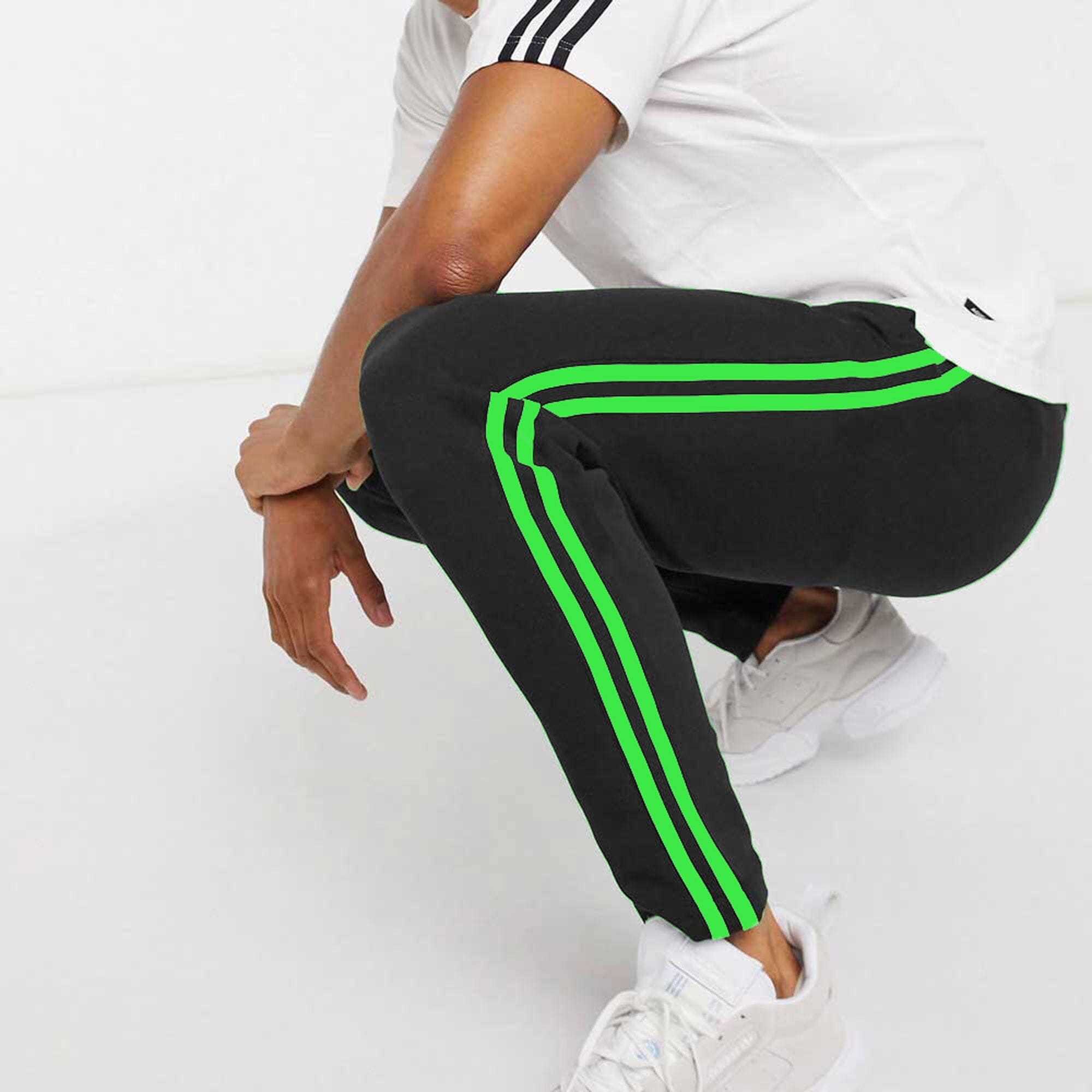 Poler Chitose Men's Super Soft Striped Minor Fault Trousers Men's Trousers IBT Black & Parrot L 