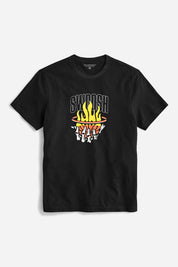 Polo Republica Men's Swoosh Printed Crew Neck Tee Shirt