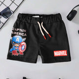Tiny Teen Baby Kid's Captain America Printed Shorts