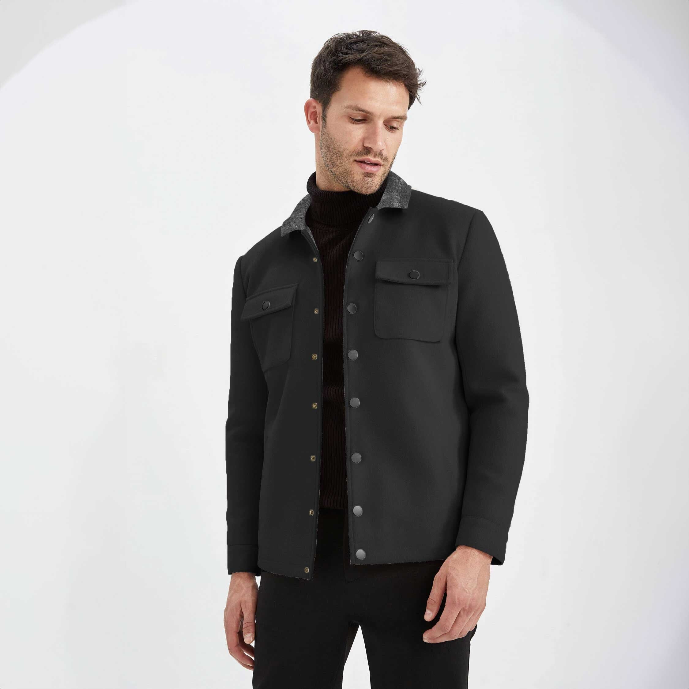 Polo Republica Men's Inner Fur Minor Fault Jacket Men's Jacket Polo Republica Black S 