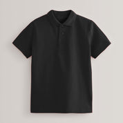 Cc Boy's Short Sleeve Minor Fault Polo Shirt Boy's Polo Shirt Image Black 3-4 Years 
