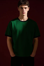 Bottle Green & Black