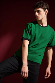 Bottle Green & Black