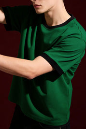 Bottle Green & Black