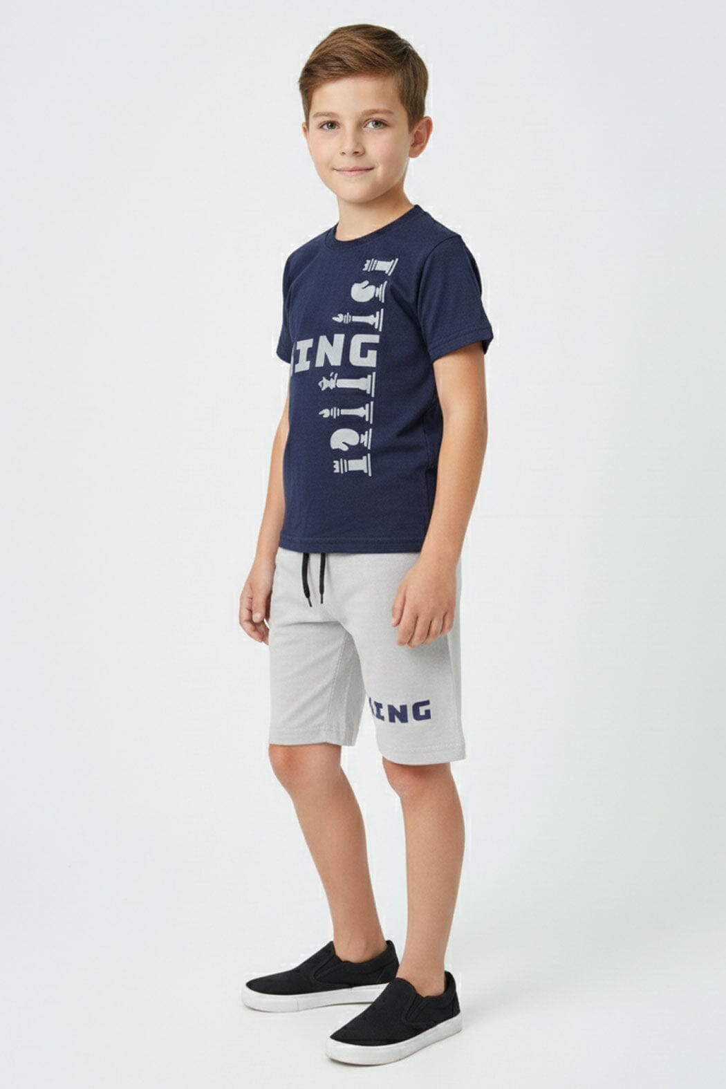 Navy & Grey