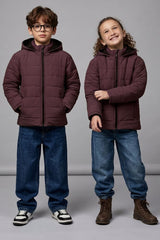 Kid's Hooded Lightweight Puffer Jacket