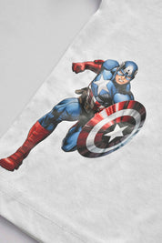 Polo Republica Boy's Superhero Captain America Printed Tee Shirt Boy's Tee Shirt Polo Republica 