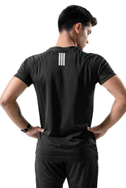Polo Republica Men's Polo Athletica & Back Stripes Printed Activewear Tee Shirt Men's Tee Shirt Polo Republica 