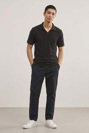 Men's Lightweight Johnny Collar Polo Shirt