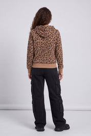 EGL Women's Leopard Fleece Hoodie