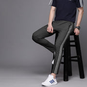 Poler Chitose Men's Super Soft Striped Minor Fault Trousers Men's Trousers IBT Charcoal & Heather Grey S 
