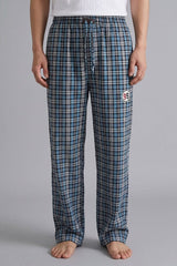 Men's Plaid 99 Embroidered Loungewear Trousers