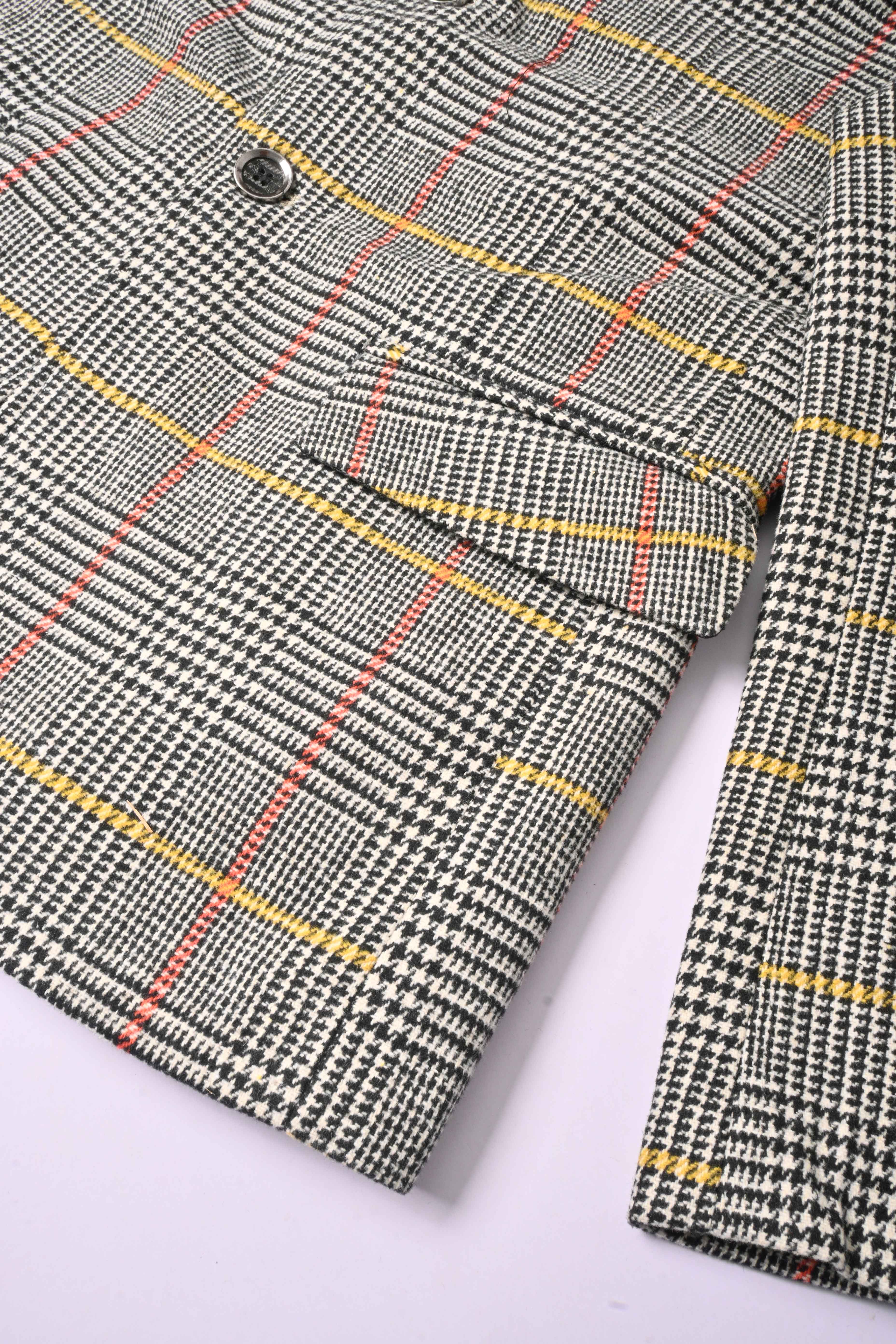 Fashion Men's Gingham Style Winter Blazer Men's Coat First Choice 