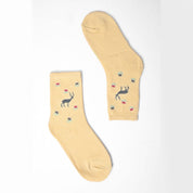 Tazoo Men's Deer Printed Crew Socks Socks SRL D5 EUR 36-41 