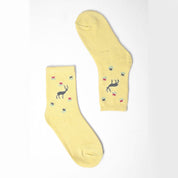 Tazoo Men's Deer Printed Crew Socks Socks SRL D9 EUR 36-41 