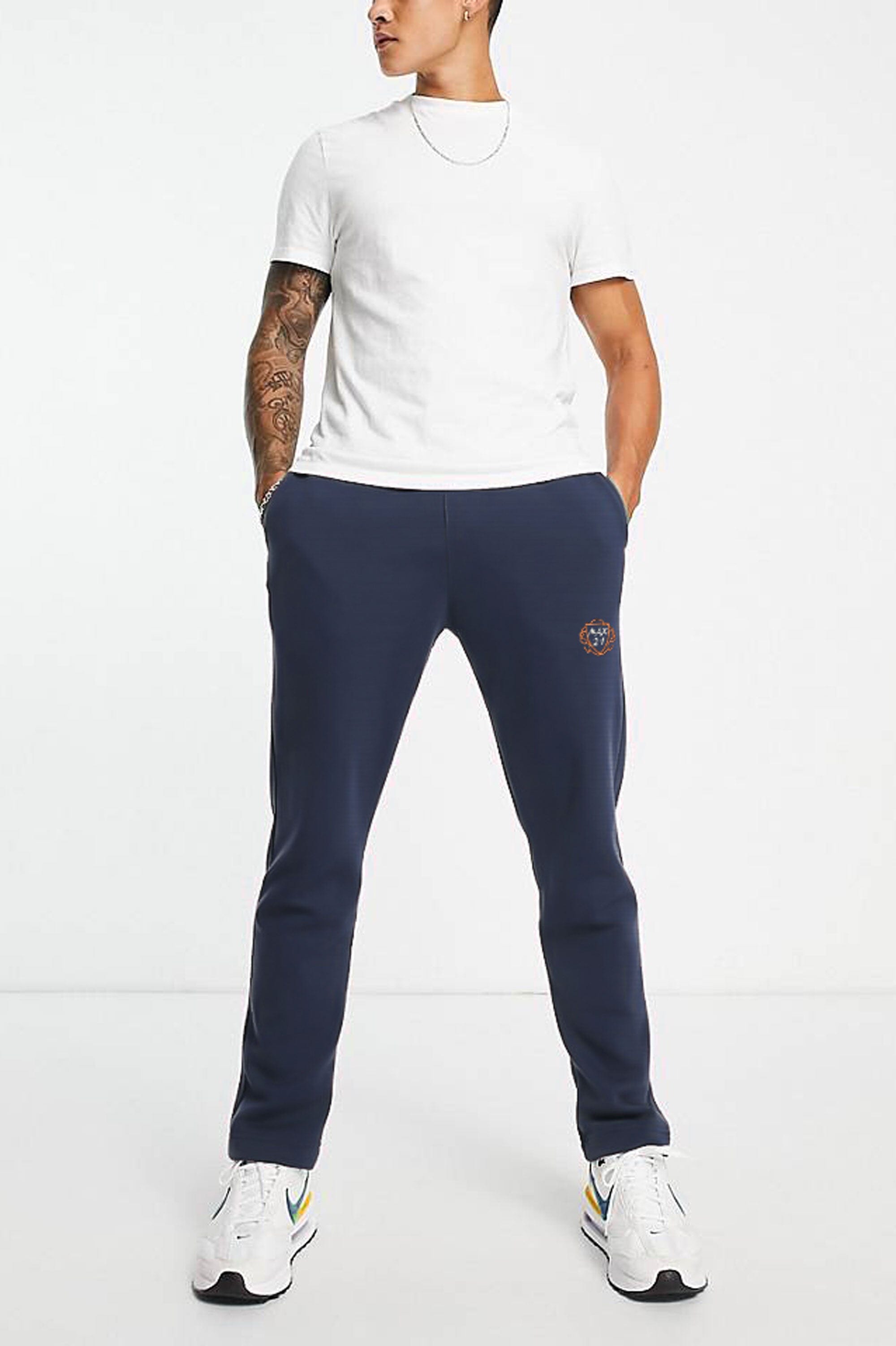 MAX 21 Men's Logo Embroidered Loungewear Trousers Men's Trousers SZK 