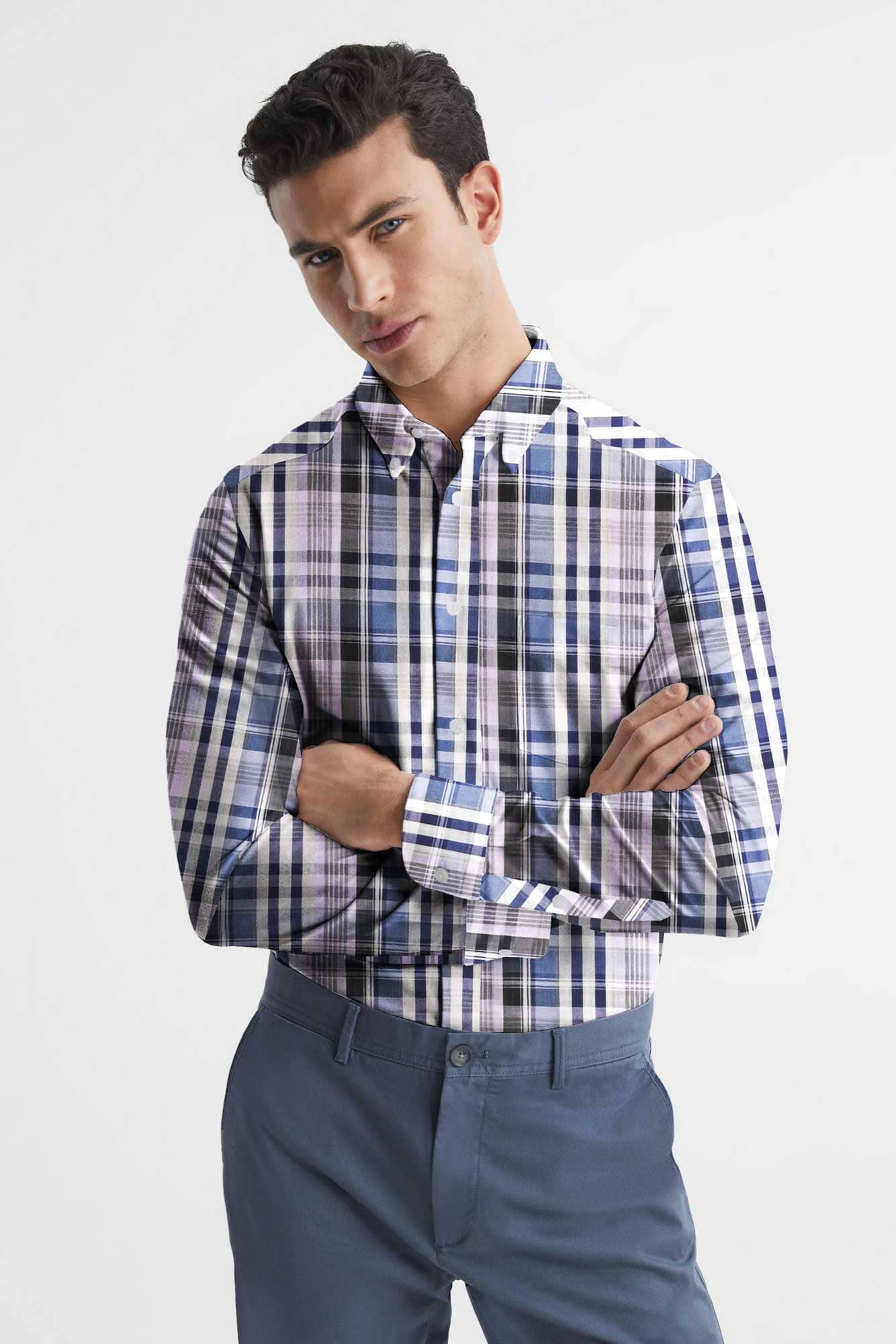 Eternity Men's Praesto Slim Fit Casual Shirt Men's Casual Shirt ETY S 