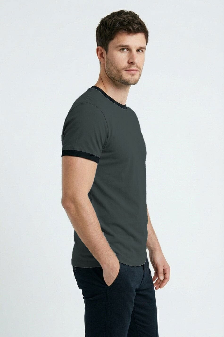 Dark Grey & Black