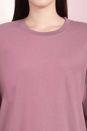 Women's Oversized Crew Neck Minor Fault Tee Shirt