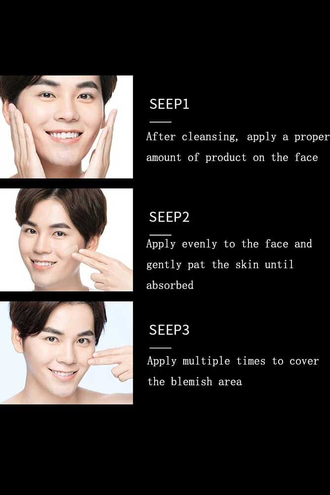 Venzen Men's Natural Moisturizing Cool Concealer Health & Beauty Sunshine China 