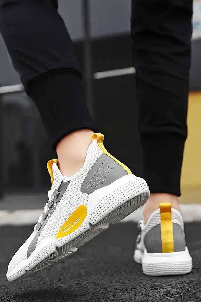 Popular Men's Feiwei Summer Breathable Mesh Running Shoes