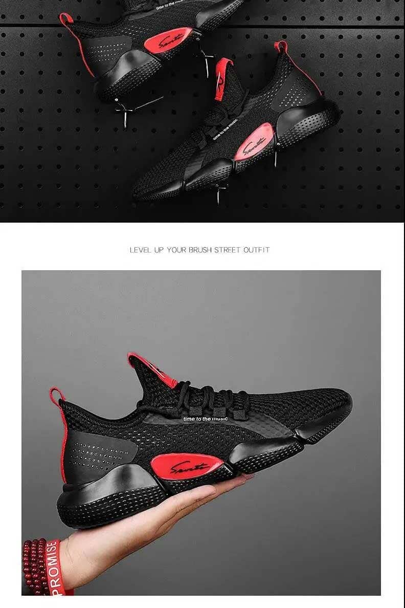 Popular Men's Feiwei Summer Breathable Mesh Running Shoes