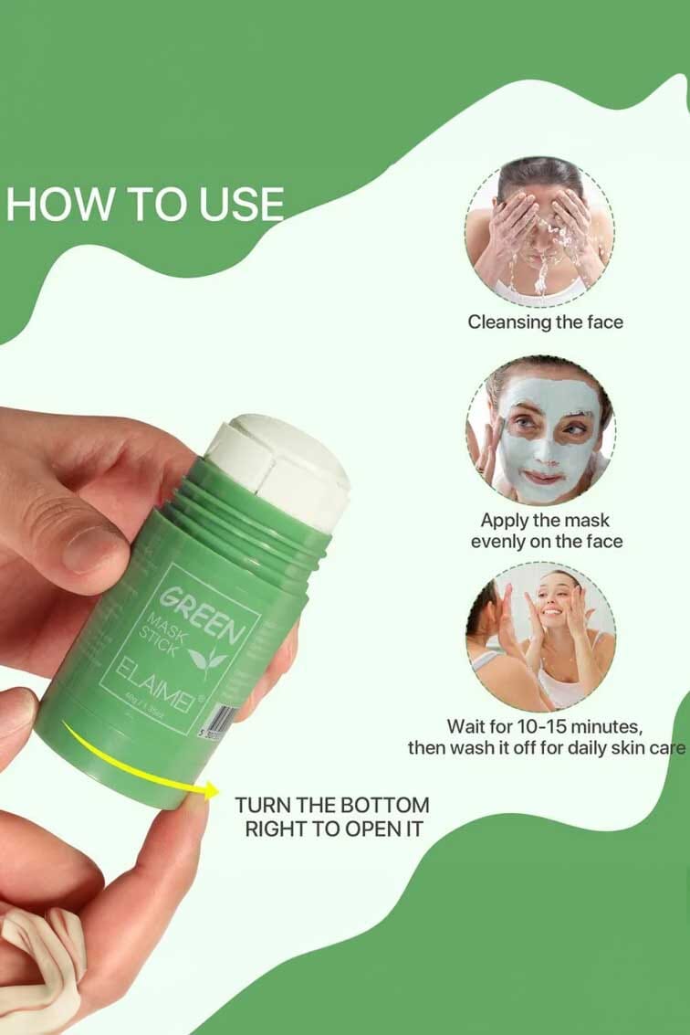 Green Tea Oil Control Cleansing Solid Roll-on Mask