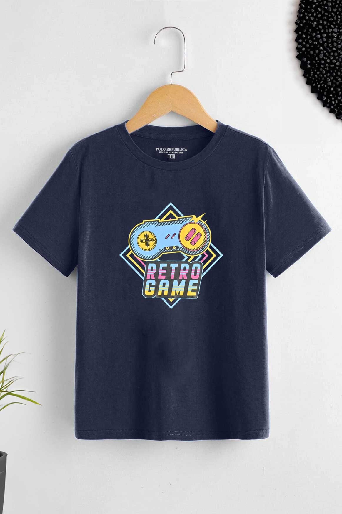 Polo Republica Boy's Retro Game Printed Tee Shirt Boy's Tee Shirt Polo Republica 