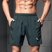 Polo Athletica Men's Rapid-Dry Gym Activewear Shorts with Side Panel Men's Shorts Polo Republica 