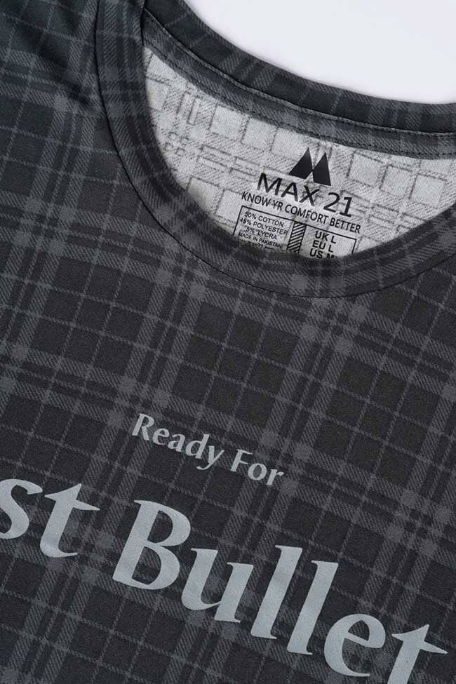 Max 21 Men's Ready For Last Bullet Activewear Tee Shirt