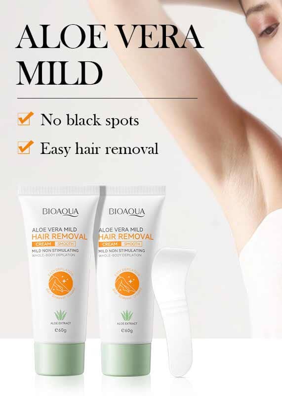 Bioaqua Aloe Vera Mild Hair Removal Cream - 60g